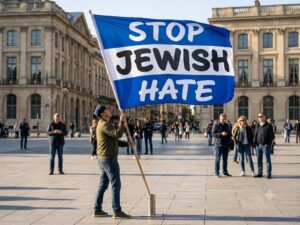 Stop Jewish Hate -Flag